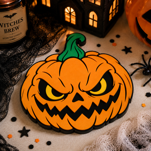 Jack o Lantern Coasters