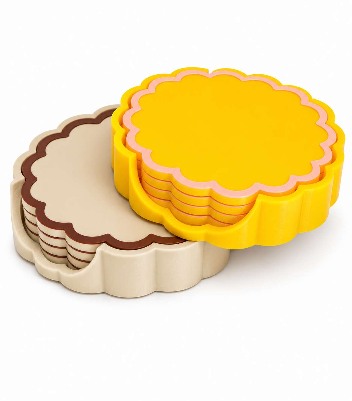 Scalloped Coasters