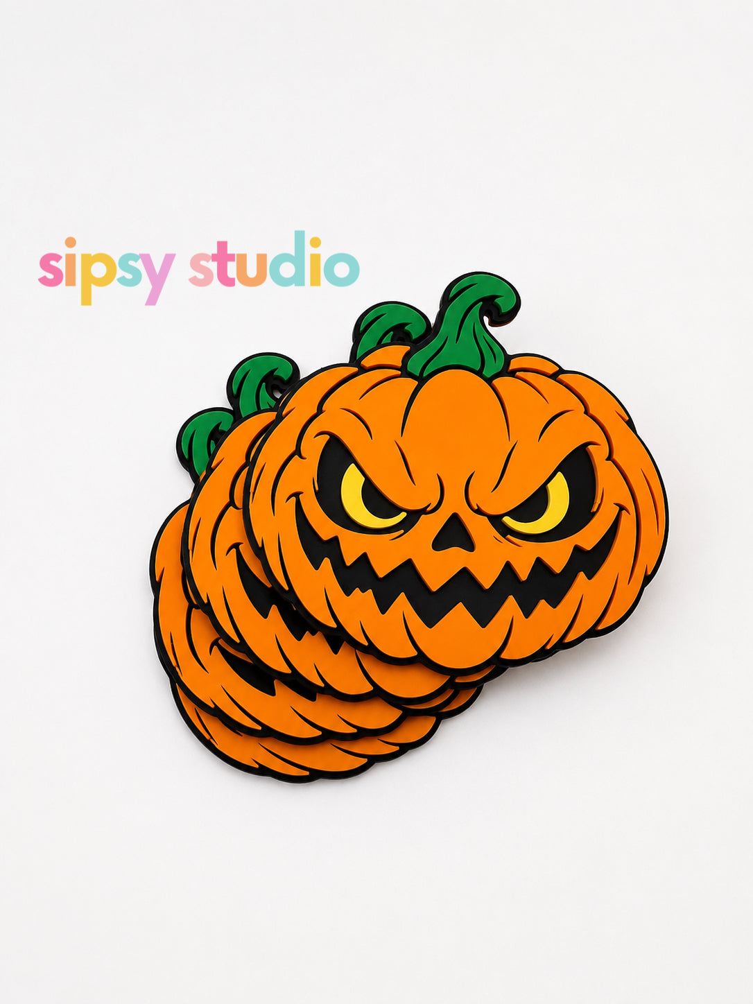 Jack o Lantern Coasters