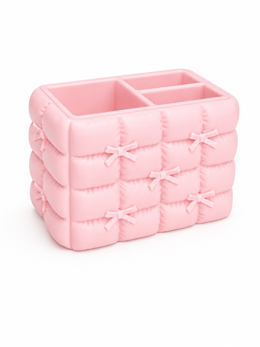 Quilted Bow Desk Organiser