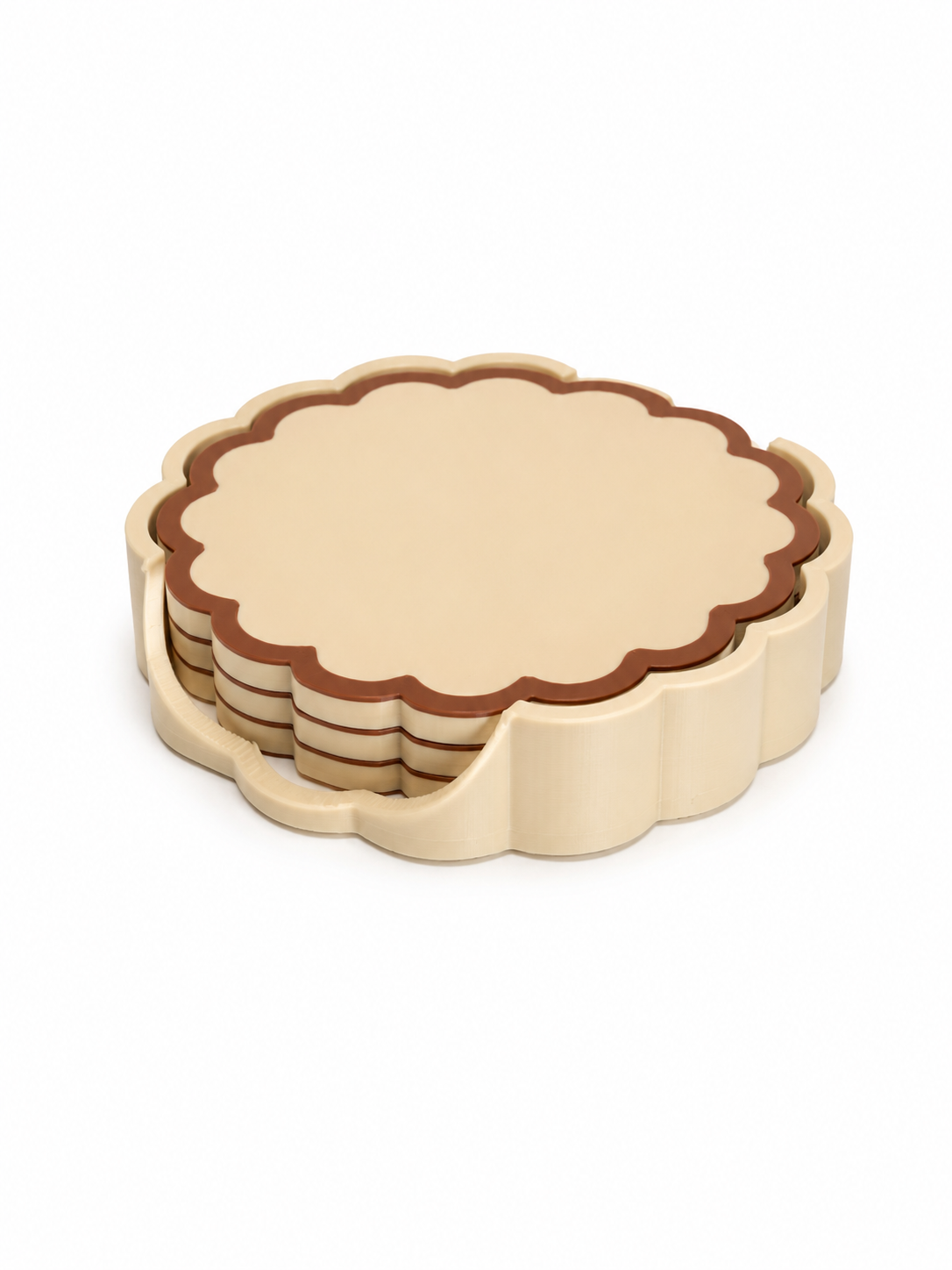 Scalloped Coasters