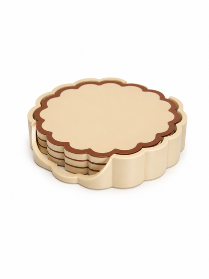 Scalloped Coasters