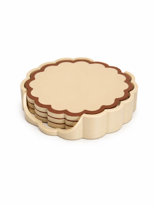 Scalloped Coasters