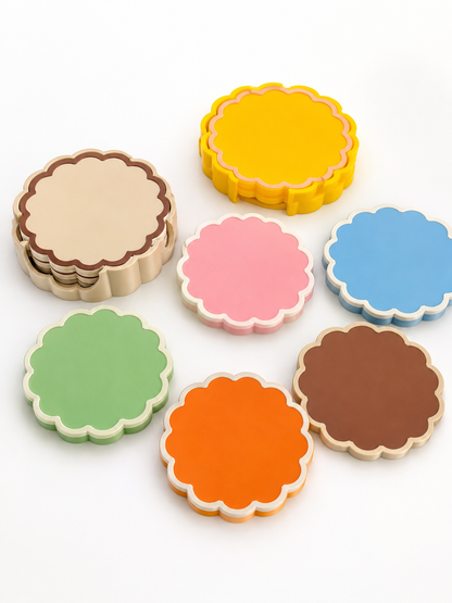 Scalloped Coasters