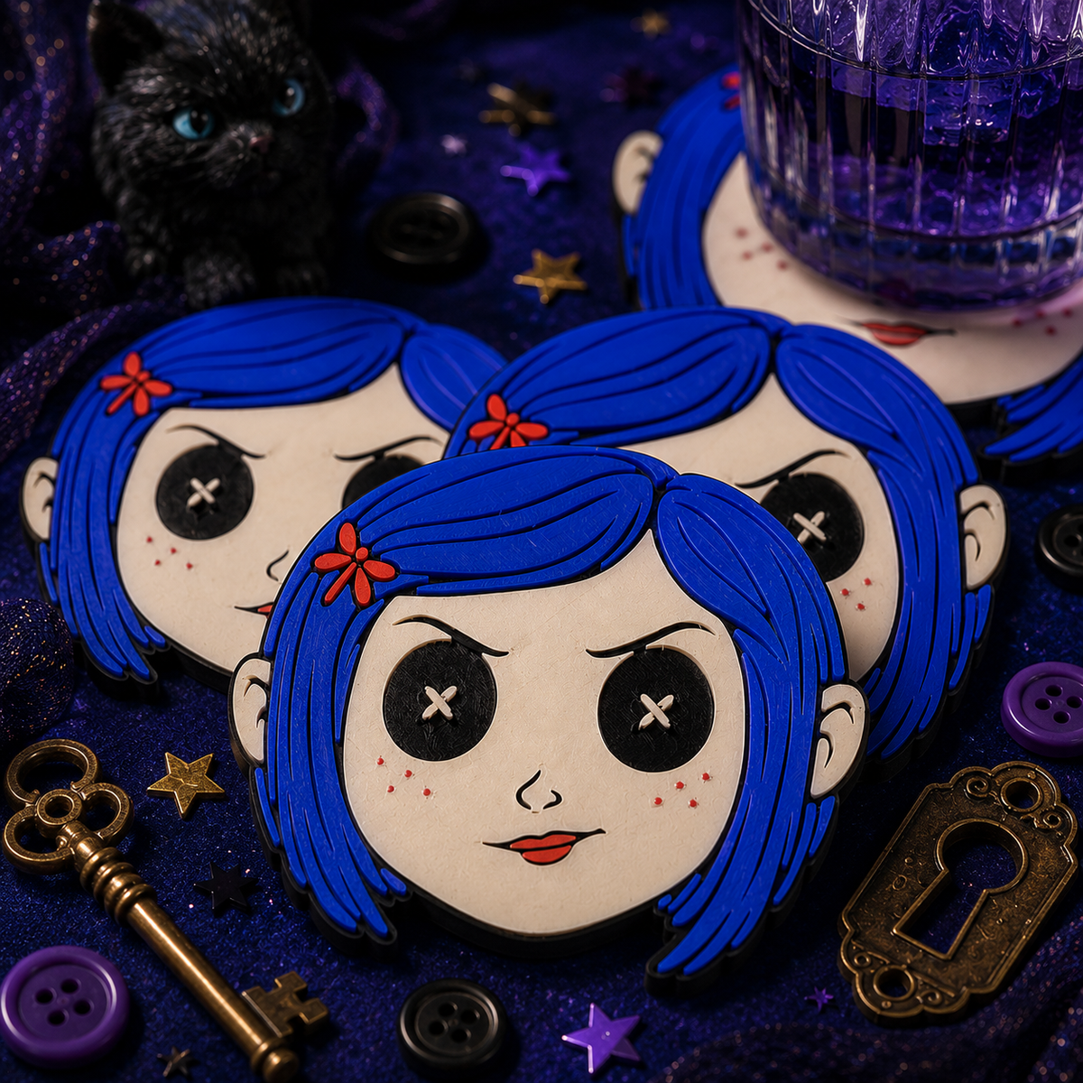 Coraline Coasters