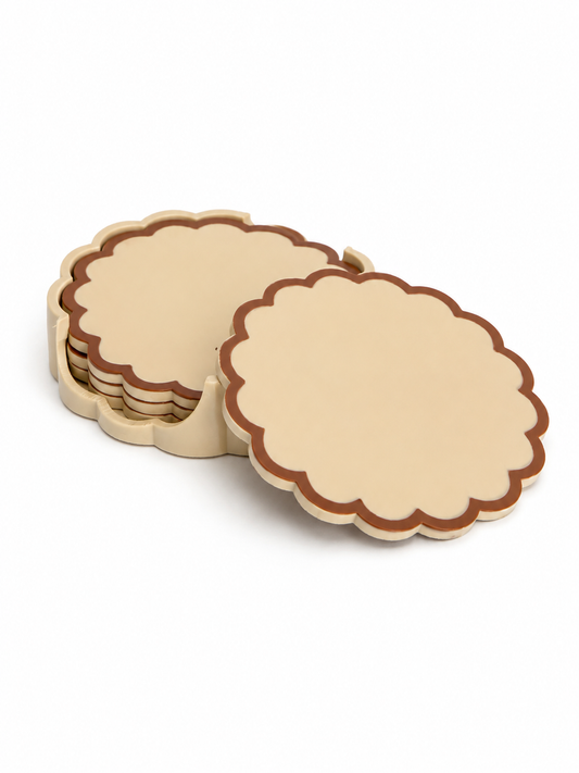Scalloped Coasters