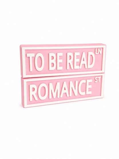 Bookshelf signs